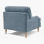 Bernard Upholstered Chenille Armchair-149900657