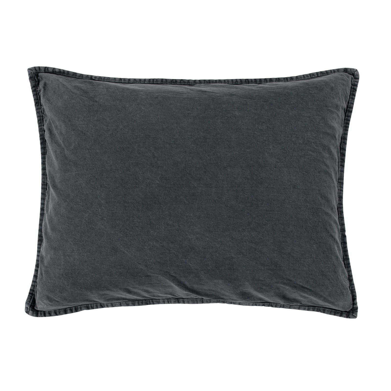 Cotton Canvas Stonewashed Shams, Duffle Bag, Standard/Twin
