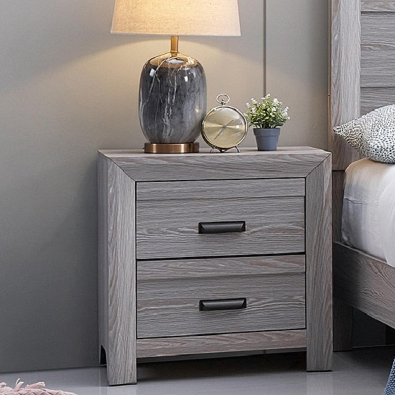 Table de chevet moderne, Gris