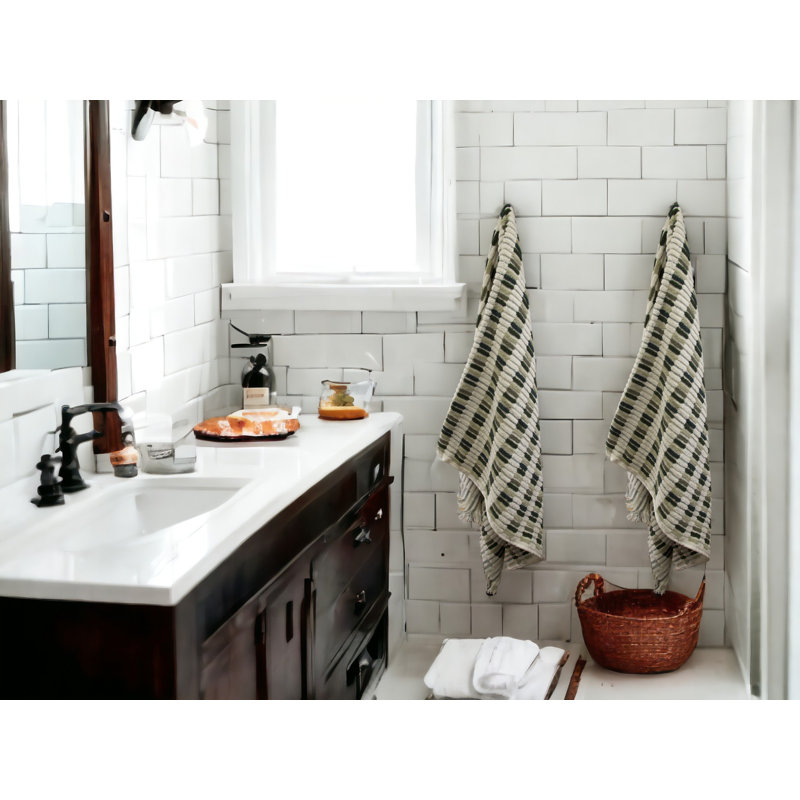 Home Shaggy Ribbed, 100% Cotton, Soft Luxury Absorbent Bath Towel Set, 6 Piece Set: 2 Bath Towels, 2 Hand Towels, 2 Washcloths