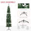 Arbre de Noël artificiel régulier (double) avec aiguilles vertes