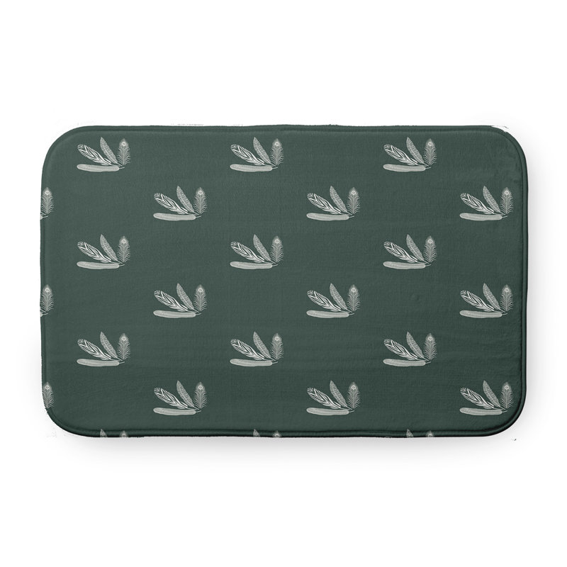 Napperon à motif de plumes