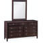 Naples Flat Rattan Beveled Mirror-1384739436