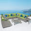Cannes 9 Piece Seating Group with Cushions-264658379