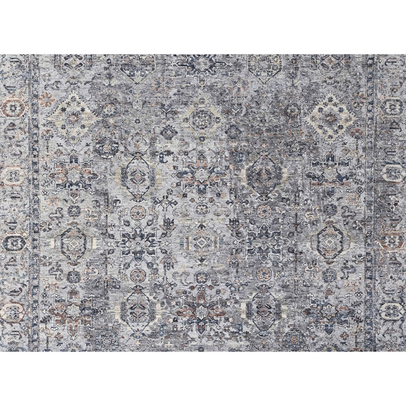 Tapis rectangulaire en laine noué à la main, Rectangle 12 pi x 15 pi