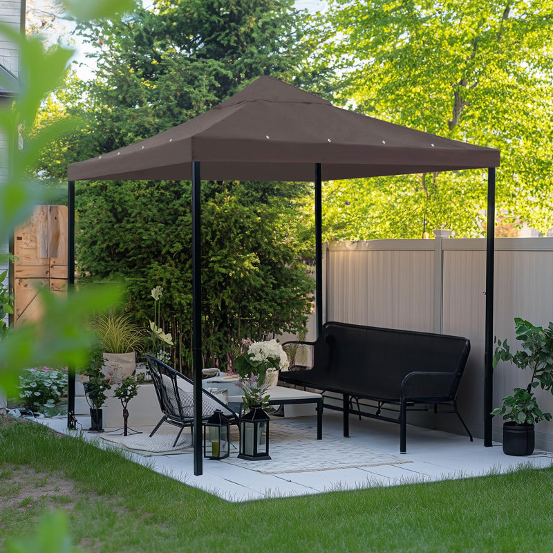 Yescom Polyester Replacement Canopy for Canopy, Brown, 10ft x 10ft