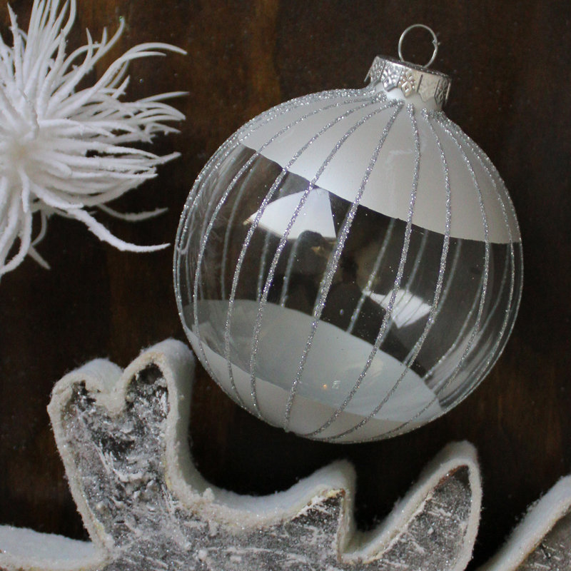 Ornement boule de Noël 4 po