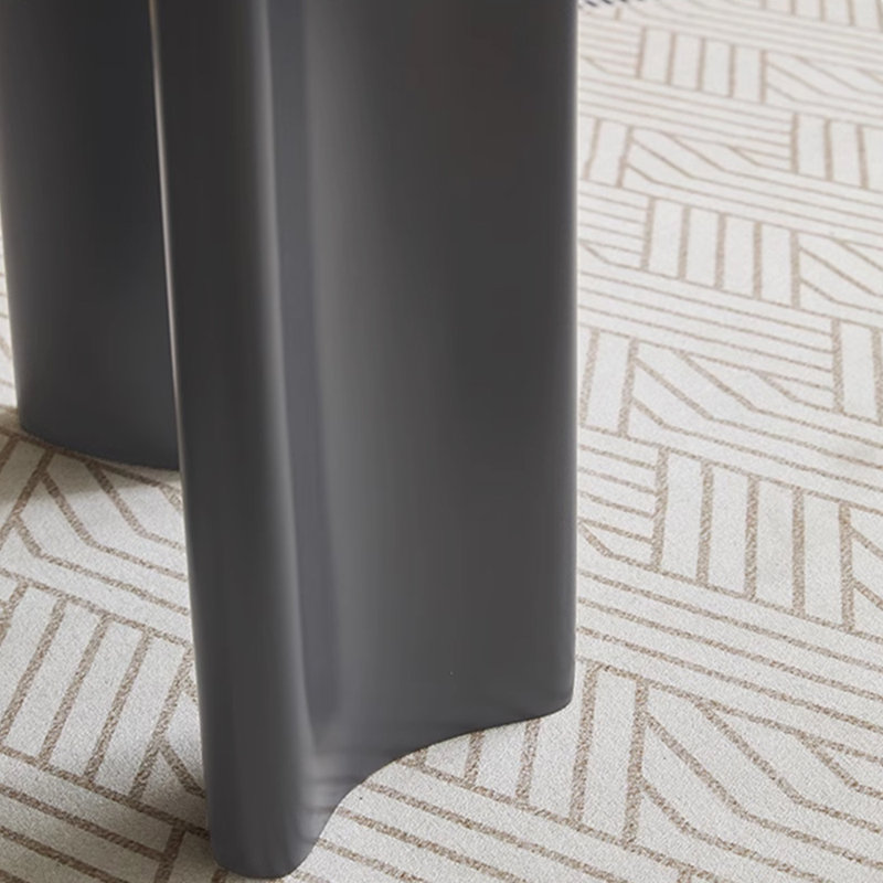 Ensemble de table de salle à manger italienne simple, Gris