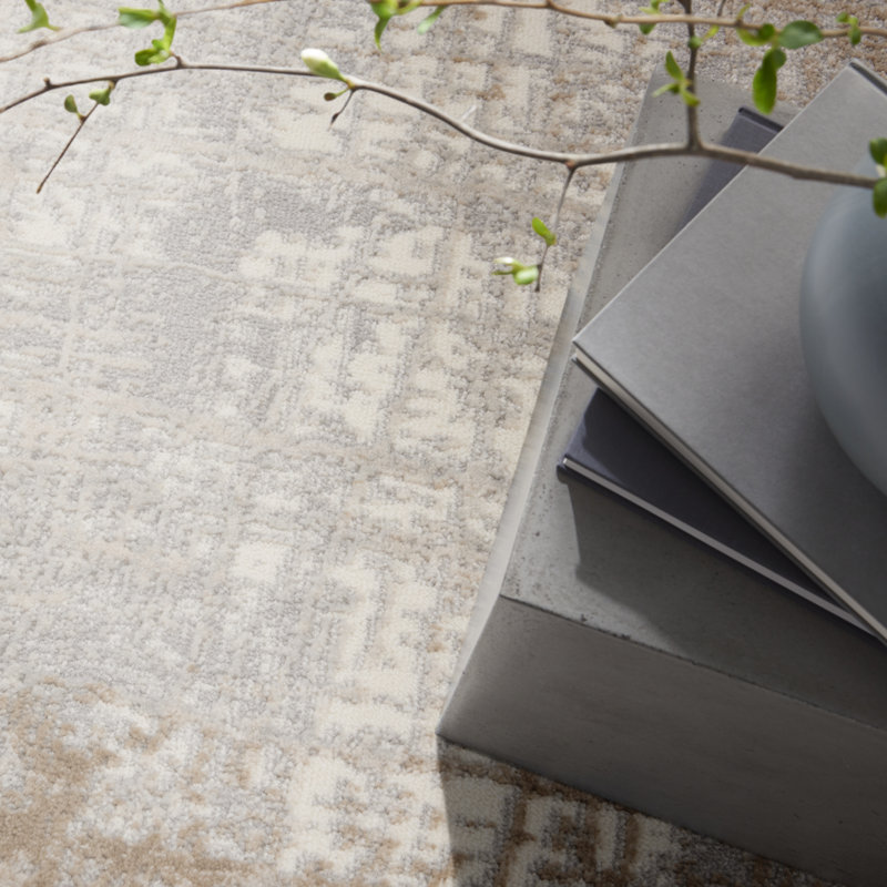 Rush Abstract Area Rug, Rectangle 160cm x 221cm