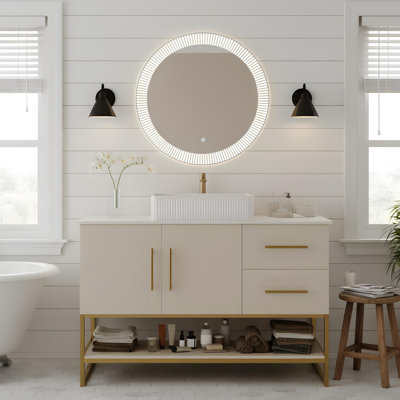 Meuble-lavabo moderne avec lavabo en céramique