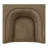 Dunkley Curved Back Vegan Leather Armchair In Mushroom-877701559