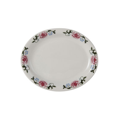 Tuxton Western Rose Vitrified China Condiment Server