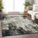 Premium Machine Washable Prisco Black Rug