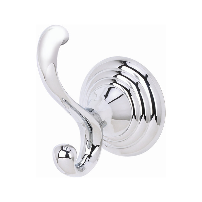 Embassy Single Robe Hook, Polished Chrome