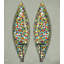 Grande applique murale en verre et mosaïque murale en verre 18 po-707906356