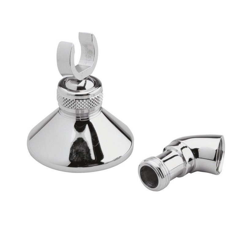 Shower Accessories Shower Wall Bracket and Elbow in Chrome