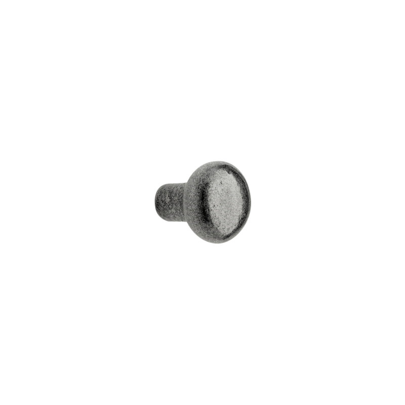 Bronze Mushroom Knob, White Bronze Dark