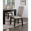 Chaise d'appoint style transitionnel 2 pièces
