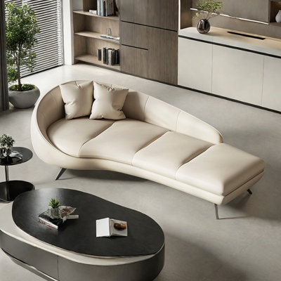 Chaise longue d'intérieur moderne et minimaliste