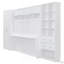 Lit escamotable mural avec placard, tiroirs et tablettes Murphy-113931652-113931650