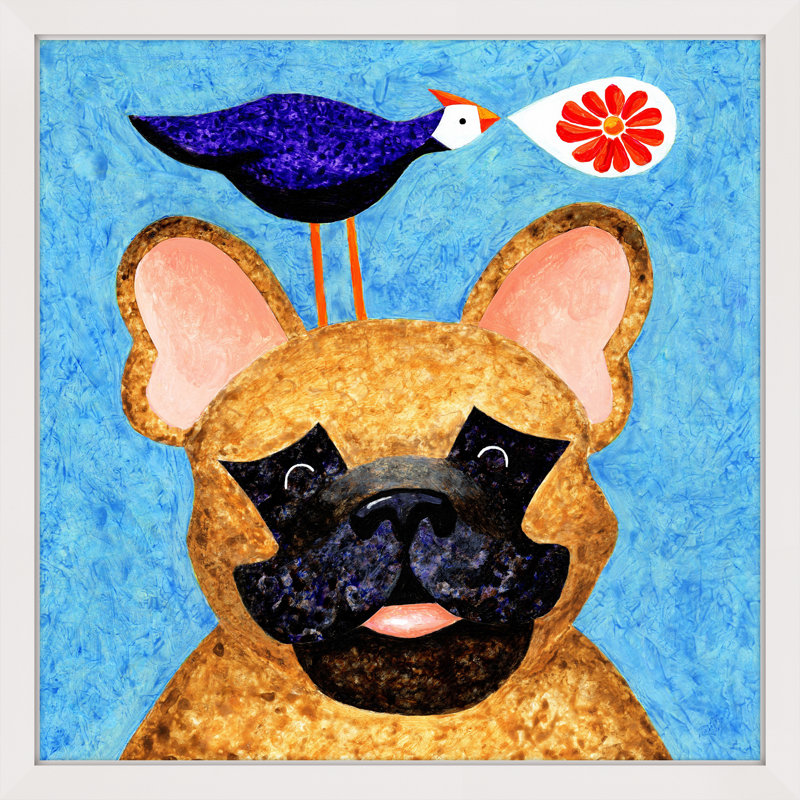 Janet Nelson - Single Picture Frame Painting, 51cm H x 51cm W x 3.81cm D