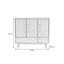 Rangement pour chaussures en bois massif brun noisette