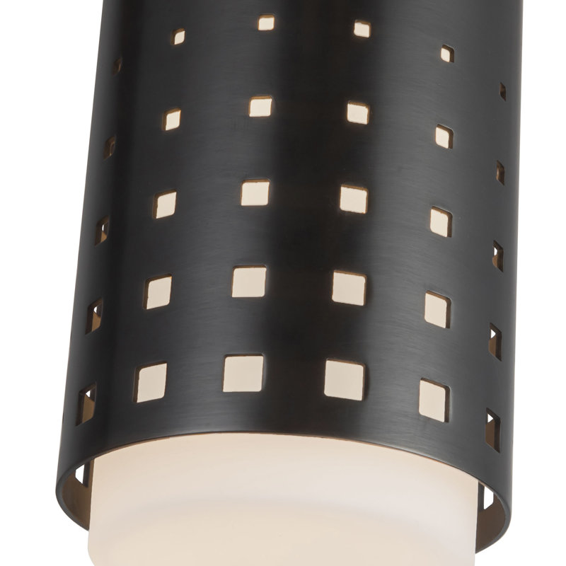 Astoria 5-in Black Semi-Flush Mount, Oil Rubbed Bronze