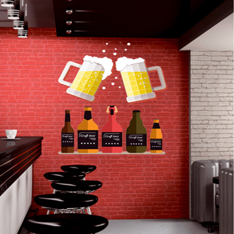 Adhésif décoratif bière artisanale, GD124 (46x46)