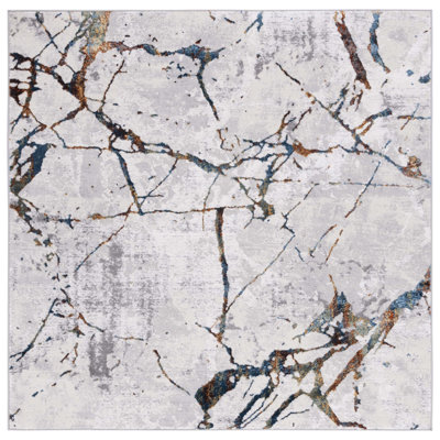 Tapis gris / bleu Alohi 293