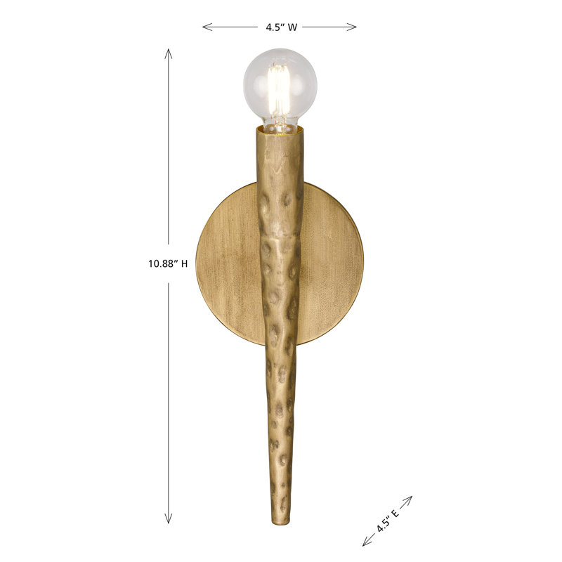 Belleza 1-Light Wall Sconce in Spumante by Breegan Jane