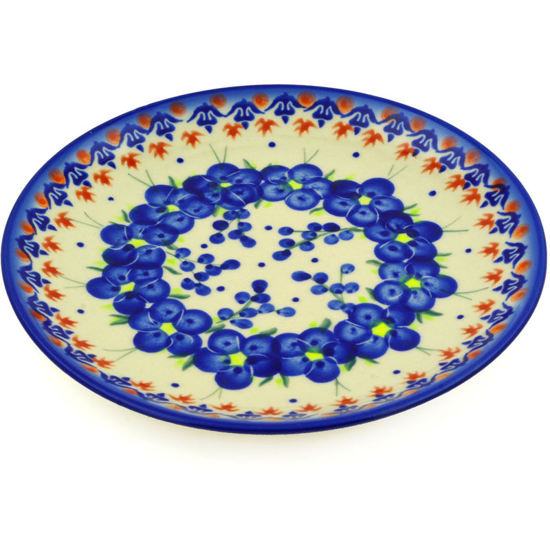 Passion Poppy Ceramic Decorative Plate