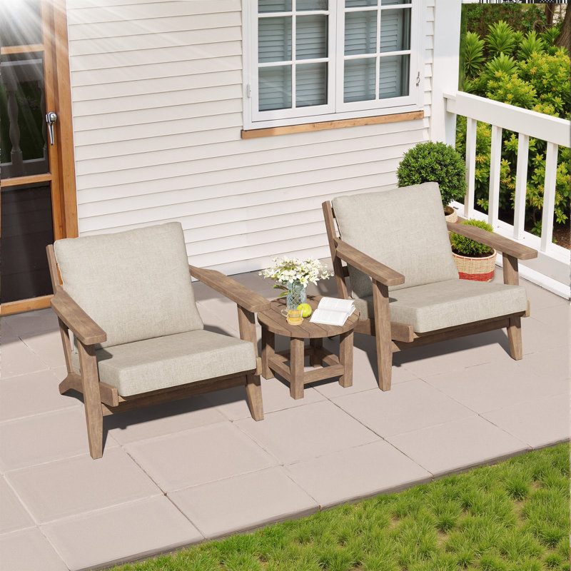 Outdoor Deep Seating Cushion Set, 2, Putty