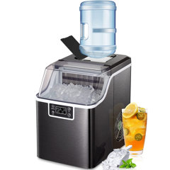  Dr.Prepare Countertop Nugget Ice Maker, Pebble Ice Machine,  Produces Ice in 8 Mins, 40 lbs Per Day, 3.2L Large Water Tank, Self  Cleaning, for Home, Office and Bar : Appliances