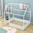 Cahaba Wood Bed,House Bed Frame with Fence-782034577-756388788