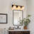 Modern Sphere Crackle Glass Vanity Light