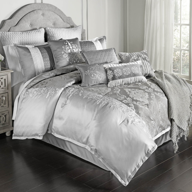 Kacee Comforter Set, Queen Comforter + 11 Additional Pieces
