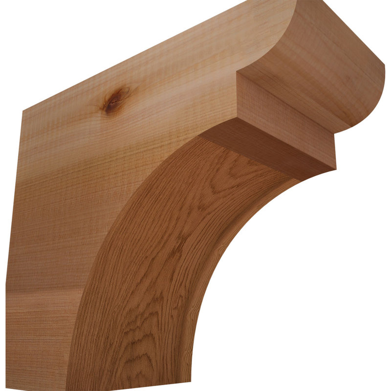 Yorktown Smooth Rafort Tail, Cèdre rouge, H 10 po x l 12 po x P 5,5 po