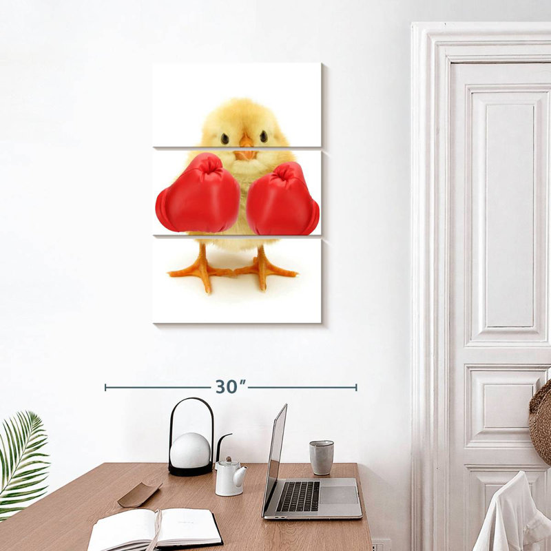 Ketti Funny Boxer Chick, 32" H x 20" W