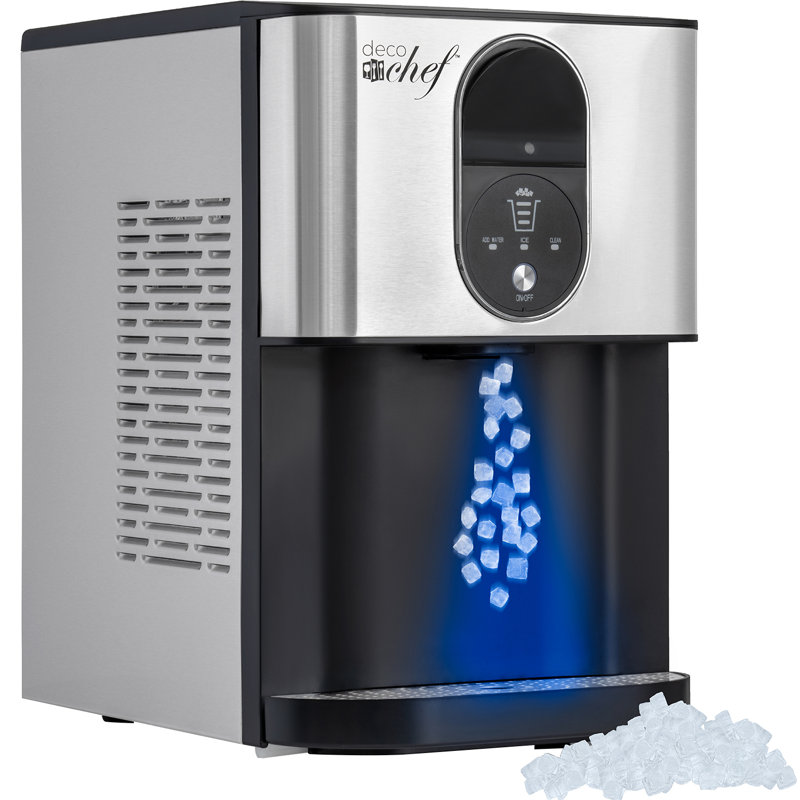 Deco Chef Stainless Steel Countertop Nugget Ice Maker, 46LB Capacity