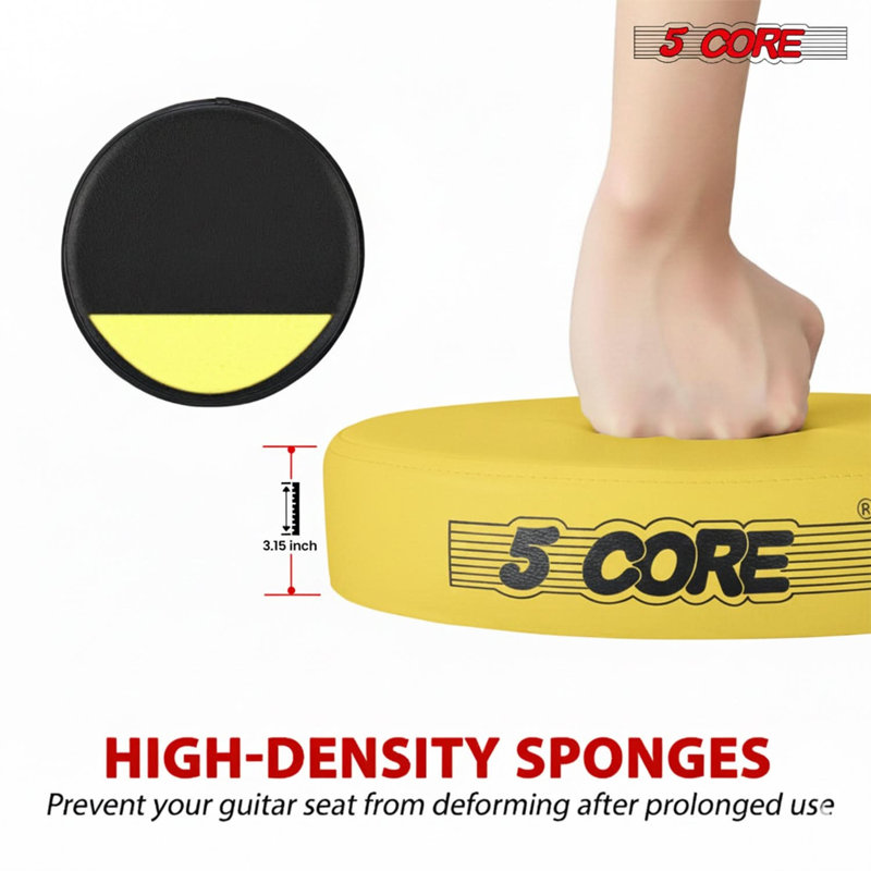 Tabouret 5Core 5,15 po, Jaune