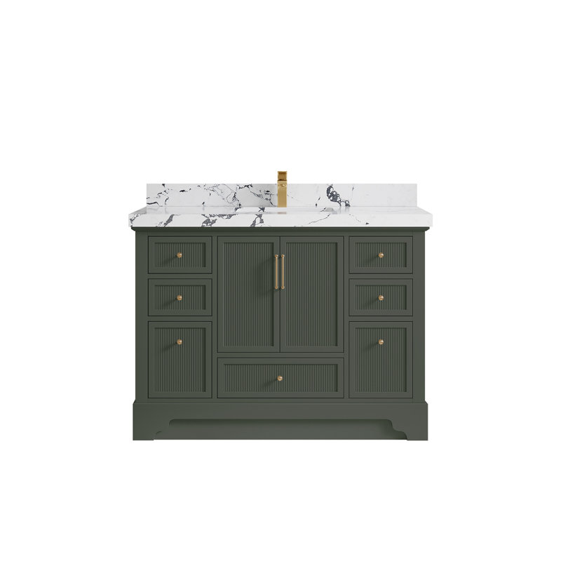 Ensemble de meuble-lavabo simple 48 po avec plateau Alys