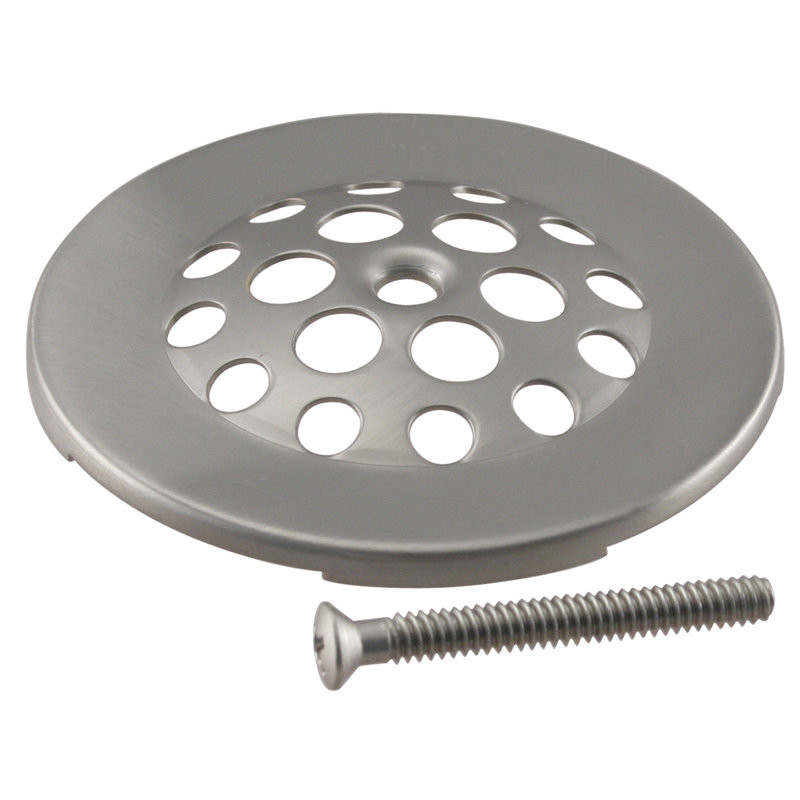 Crépine de baignoire à filet grossier de 1-1 / 2 po Westbrass, Acier inoxydable