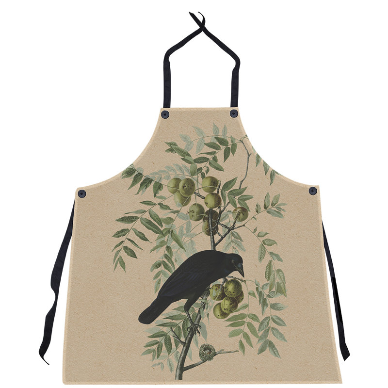 Tablier d’oie john james audubon american, Orange / vert / noir