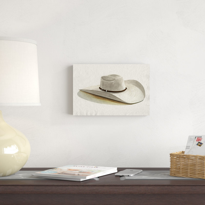 Chapeau de cowboy II, H 8 po x l 12 po