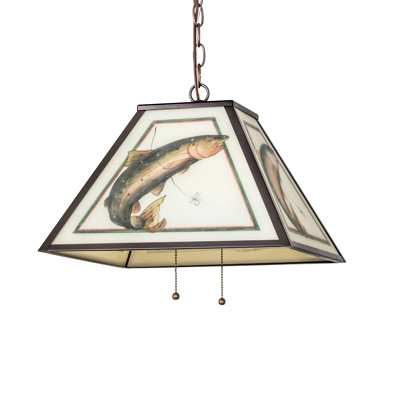 Ancheta 2 - Light Mahogony/Bronze Single Pendant