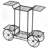 Harbaugh Metal Weather Resistant Plant Stand