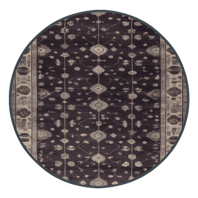 Tapis noir surteint lavable à la machine