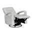 Fauteuil inclinable et pivotant respirant en similicuir-1248038151
