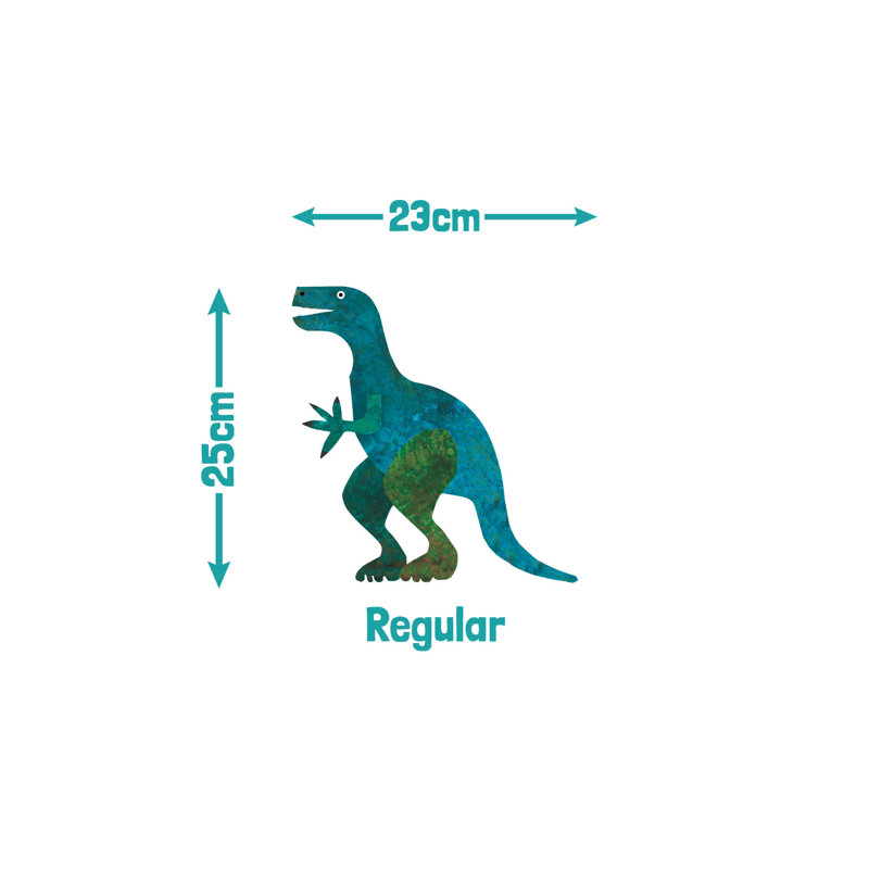 Dinosaur Wall Stickers, 52cm H x 152cm W