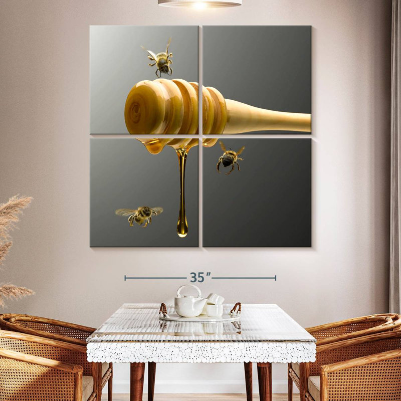 Moule à miel et abeilles Brampt, H 50 po x l 50 po